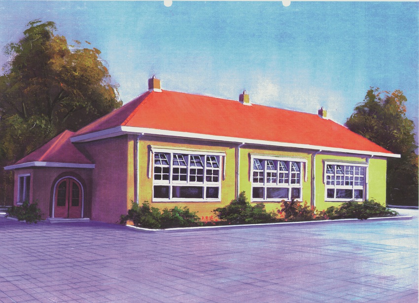 An image of the school building